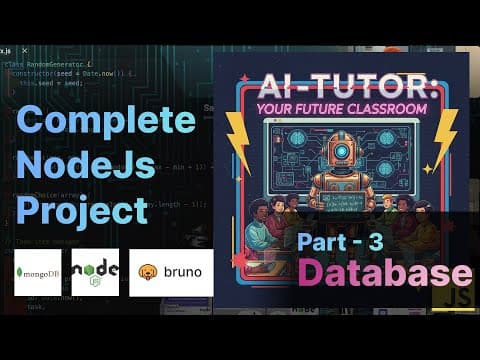 NodeJs complete course for beginners - YouTube Thumbnail