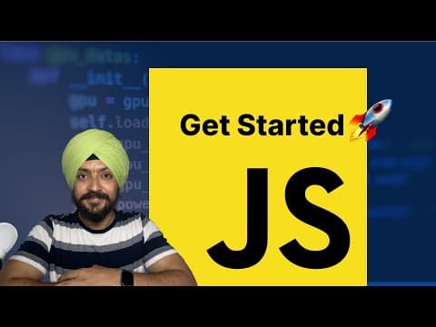 Javascript for beginners - YouTube Thumbnail